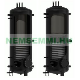   Puffer tároló 750 liter - benne 140 liter belső tartállyal - 1 hőcserélős puffer tartály fűtési melegvíz tárolásra és használati melegvíz készítésére