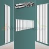 Design radiator 1600x376x78 mm 1700W double row white panel radiator, bathroom radiator with chrome thermostat 