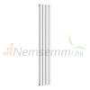 Design radiator 1600x376x78 mm 1700W double row white panel radiator, bathroom radiator 