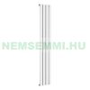 Design radiator 1600x452x58 mm 1000W single row white panel radiator, bathroom radiator with white thermostat 