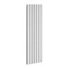 Design radiator 1600x528x58 mm double row 2350W white panel radiator, bathroom radiator with white thermostat 