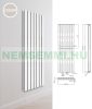 Design radiator 1600x528x58 mm double row 2350W white panel radiator, bathroom radiator with white thermostat 
