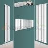 Design radiator 1800x300x58 mm single row 755W white panel radiator, bathroom radiator with white thermostat 