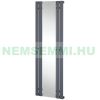 Modern design radiator with mirror 180x60 cm wall heater special elongated and narrowed, stylish appearance
