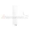 Modern design radiator 370x1400 mm 689W white color central connection wall connection special elongated and narrowed design stylish appearance 