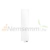 Modern design radiator 370x1400 mm 689W white color central connection floor connection special elongated and narrowed design stylish appearance 