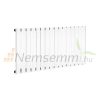 Design radiator 600x1212x58 mm single row 1000W white panel radiator, bathroom radiator 