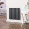 Modern design radiator 60x60 cm carbon steel wall heater with a stylish appearance
