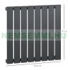 Modern design radiator 60x60 cm carbon steel wall heater with a stylish appearance