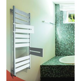   Króm design radiátor - Radox Apollo Flexi 750x500 mm krómozott törölközőszárító fűtőtest törölközőmelegítő