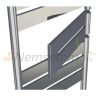 Chrome design radiator - Radox Apollo Flexi 750x500 mm chrome towel dryer heater towel warmer