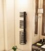 Színes design radiátor - Radox Circle 1800x250 mm antracit törölközőszárító fűtőtest törölközőmelegítő
