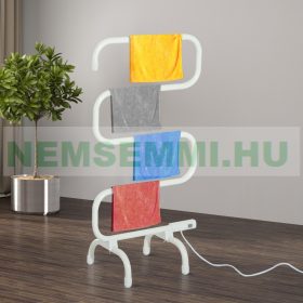   Elektromos lábon álló törölközőszárító radiátor ruhaszárító 