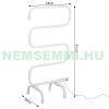 Electric standing towel dryer radiator clothes dryer 