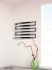 Colorful design radiator - Radox Esse 540x850 mm black towel dryer heater