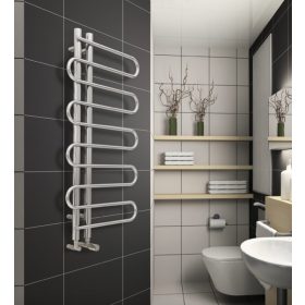   Króm design radiátor - Radox River 1000x500 mm krómozott törölközőszárító fűtőtest törölközőmelegítő