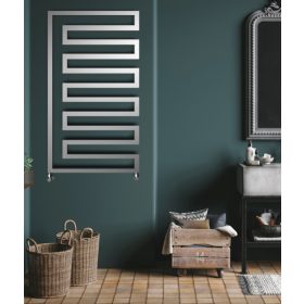   Króm design radiátor - Radox Sera 450x580 mm króm törölközőszárító fűtőtest törölközőmelegítő