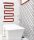 Colorful design radiator - Radox Serpentine 730x500 mm red towel dryer heater towel warmer