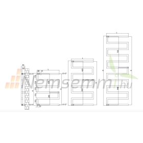   Színes design radiátor - Radox Serpentine 730x500 mm piros törölközőszárító fűtőtest törölközőmelegítő