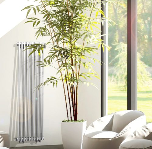 Króm design radiátor - Radox Slim 1000x903 mm krómozott fűtőtest