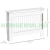 Radiator cover radiator cover, cabinet grid 112x19x81 cm