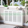 Radiator cover 120x18x84 cm radiator cover white radiator cover, grid, radiator cover