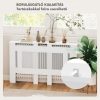 Radiátor elé takaró burkolat kihúzható radiátorburkolat, vízszintesen csíkozott 125-201x19x81,5 cm