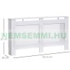 Radiátor elé takaró burkolat radiátorburkolat, szekrény rács 152x82x19 cm