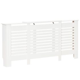   Radiátor elé takaró burkolat kihúzható radiátorburkolat, vízszintesen csíkozott 140-202x19x82,5 cm