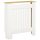 Radiator cover 78x19x83 cm white-oak radiator cover, grid, radiator cover