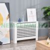 Radiator cover 112x19x81 cm radiator cover white radiator cover, grid, radiator cover