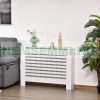 Radiator cover 112x19x81 cm radiator cover white radiator cover, grid, radiator cover