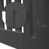 Radiator cover 112x19x82 cm radiator cover anthracite striped radiator cover, radiator cover