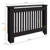 Radiator cover 112x19x82 cm radiator cover anthracite striped radiator cover, radiator cover