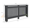 Radiator cover 152x19x82 cm radiator cover anthracite striped radiator cover, radiator cover