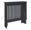 Radiator cover 78x19x82 cm radiator cover anthracite striped radiator cover, radiator cover