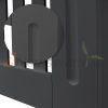 Radiator cover 78x19x82 cm radiator cover anthracite striped radiator cover, radiator cover