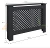 Radiator cover 112x19x82 cm radiator cover anthracite pattern radiator cover, radiator cover
