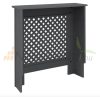 Radiator cover 78x19x82 cm radiator cover anthracite pattern radiator cover, radiator cover