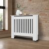 Radiator cover 78x19x82 cm radiator cover white striped radiator cover, radiator cover