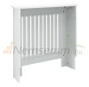 Radiator cover 78x19x82 cm radiator cover white striped radiator cover, radiator cover