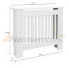 Radiator cover 78x19x82 cm radiator cover white striped radiator cover, radiator cover