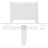 Radiator cover 112x19x82 cm radiator cover white honeycomb pattern radiator cover, grid, radiator cover