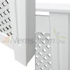 Radiator cover 112x19x82 cm radiator cover white honeycomb pattern radiator cover, grid, radiator cover