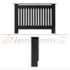 Front radiator cover 112x19x82 cm radiator cover black striped radiator cover, grid, radiator cover