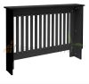 Front radiator cover 112x19x82 cm radiator cover black striped radiator cover, grid, radiator cover