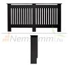 Radiator cover 152x19x82 cm radiator cover black striped radiator cover, radiator cover