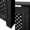 Radiator cover 152x19x82 cm radiator cover with black pattern radiator cover, radiator cover