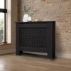 Radiator cover 78x19x82 cm radiator cover with black pattern radiator cover, radiator cover
