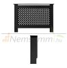 Radiator cover 112x19x82 cm radiator cover black honeycomb pattern radiator cover, grid, radiator cover